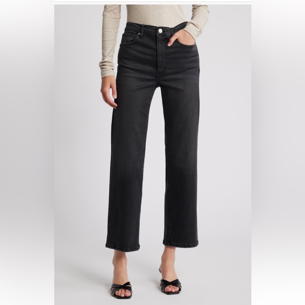 Frame Le Sleek High Waist Ankle Straight Leg Jeans